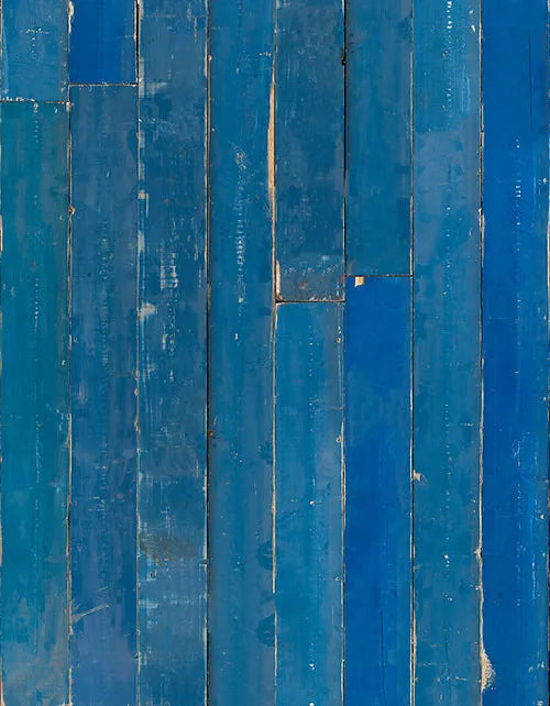 MATERIALS WALLPAPER by Piet Hein Eek BLUE SCRAPWOOD WALLPAPER 
