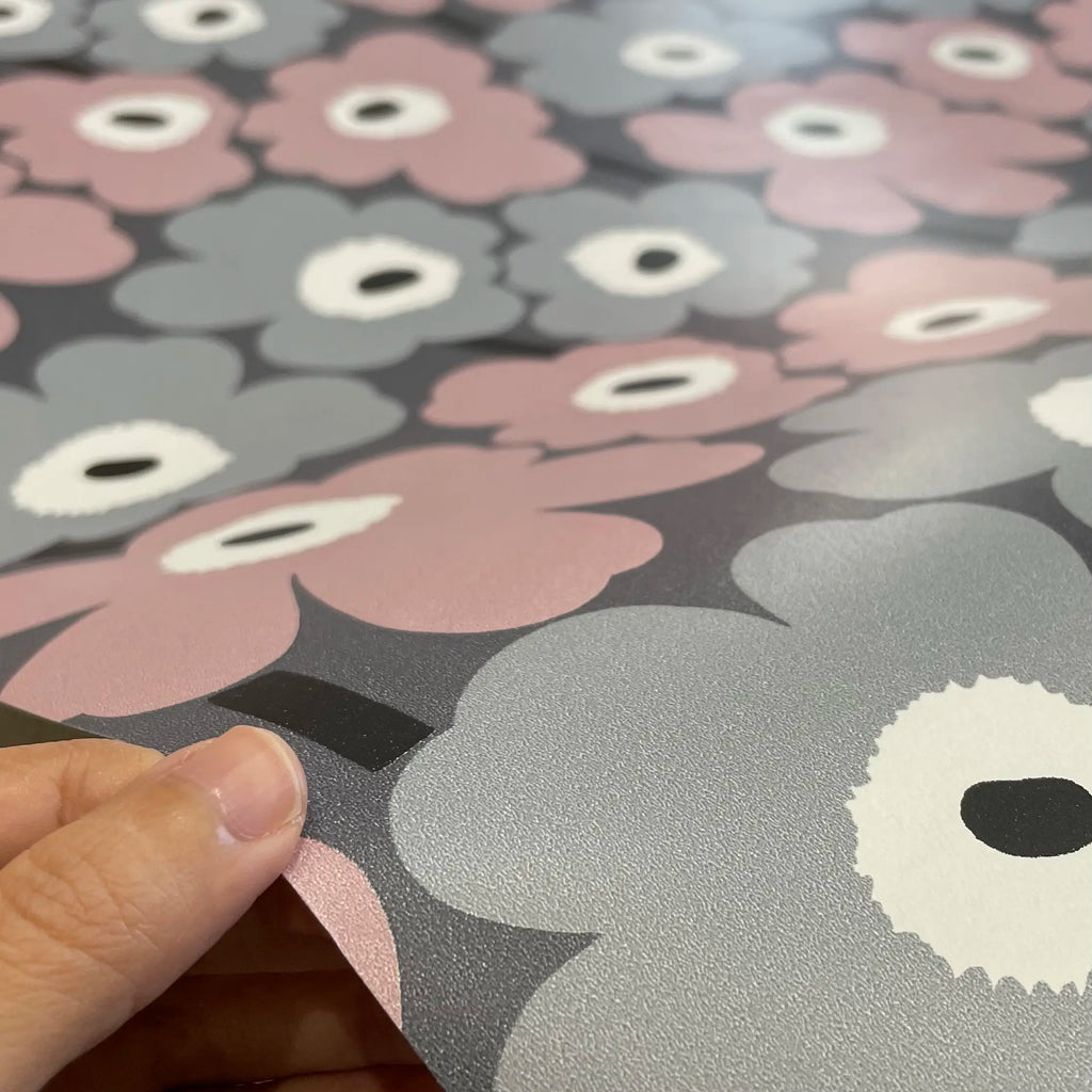 ピエニウニッコ PIENI UNIKKO グレー&ピンク 17901 / Marimekko ピエニウニッコ PIENI UNIKKO グレー&ピンク 17901 / Marimekko