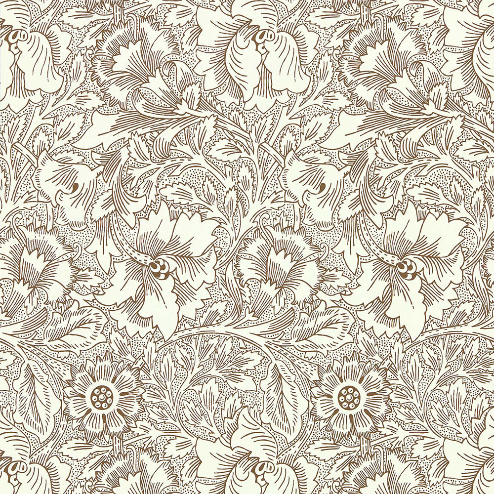MORRIS QUEEN SQUARE WALLPAPERS - Poppy 216957