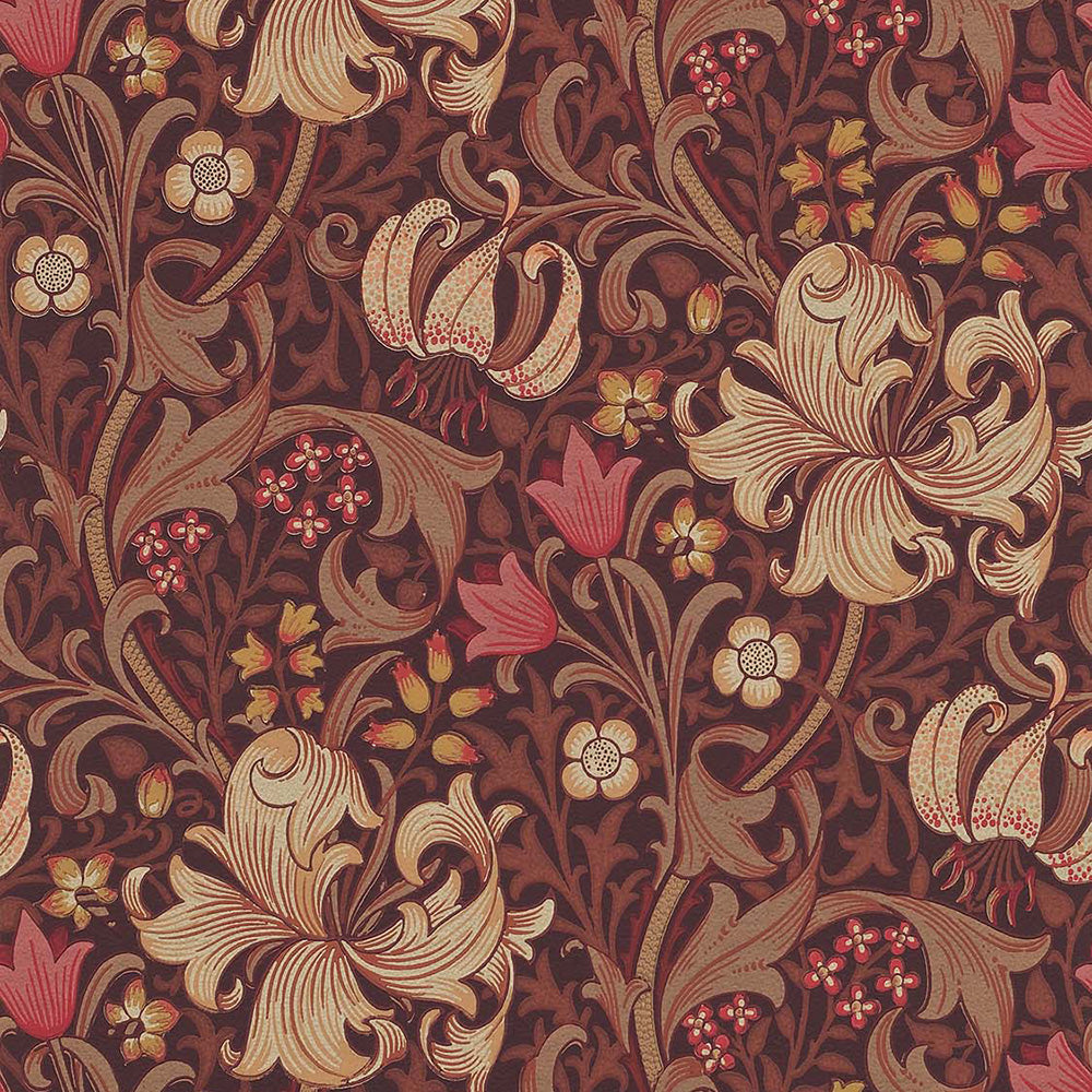 MORRIS ARCHIVE WALLPAPERS - Golden Lily 210402